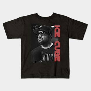 the ice cube the rapper - monochrome style Kids T-Shirt